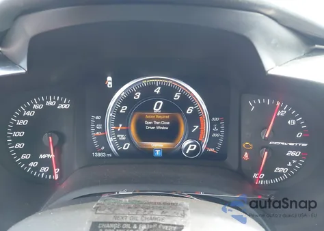 2016 Chevrolet Corvette Stingray z USA, uszkodzony, nr VIN 1G1YD2D72G5112881